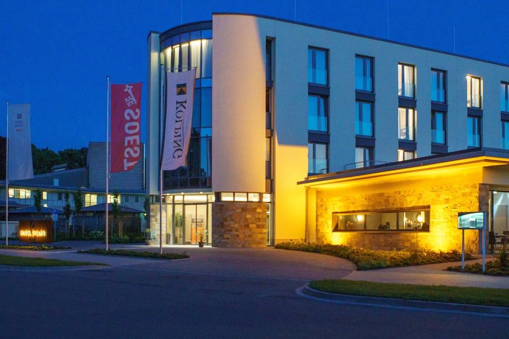 Front of property - evening/night
