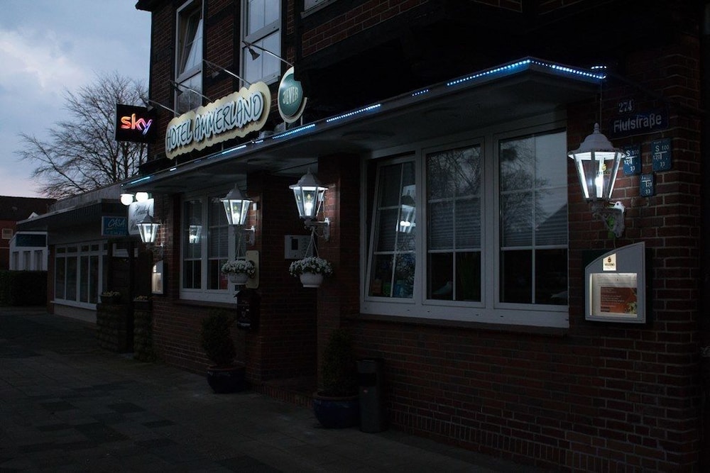 Front of property - evening/night