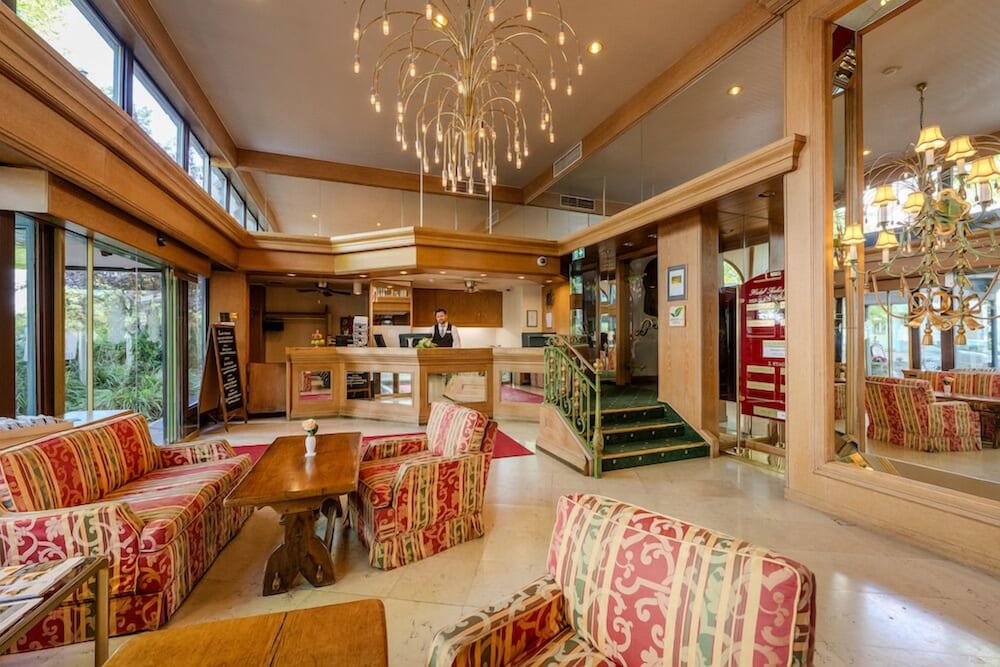Lobby sitting area