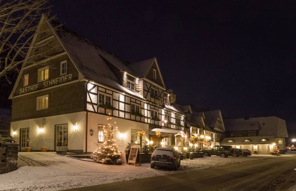 Front of property - evening/night