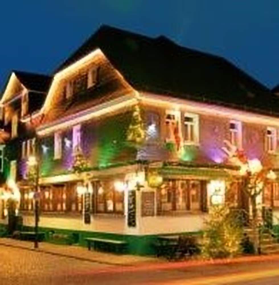 Front of property - evening/night