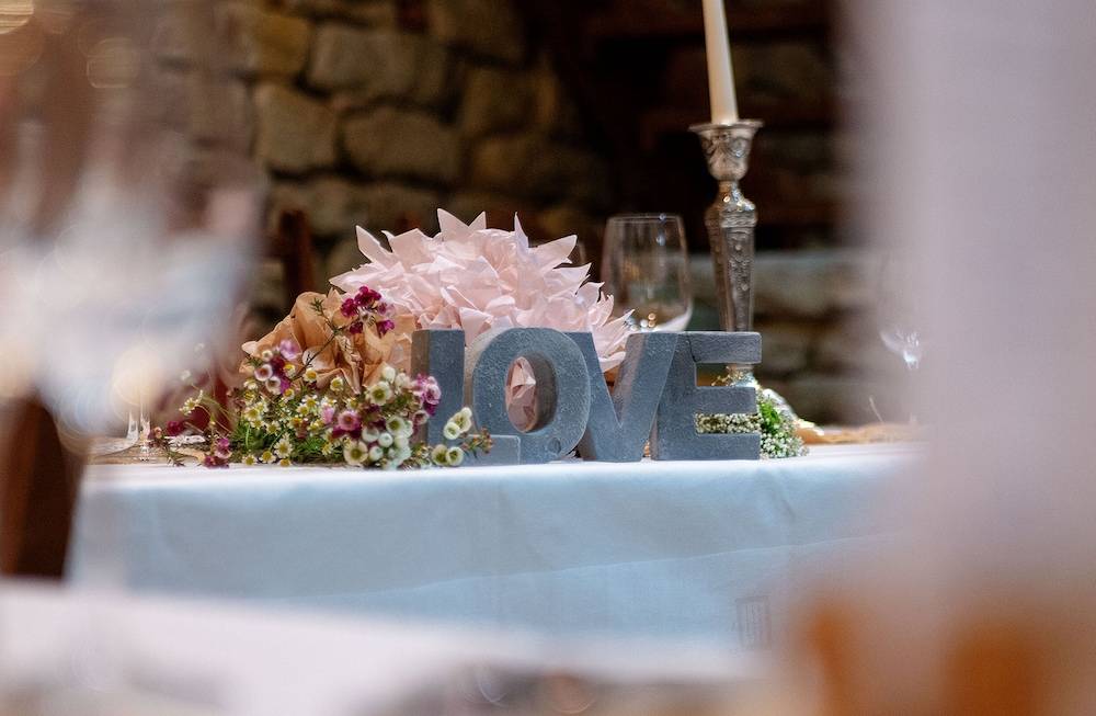 Indoor wedding