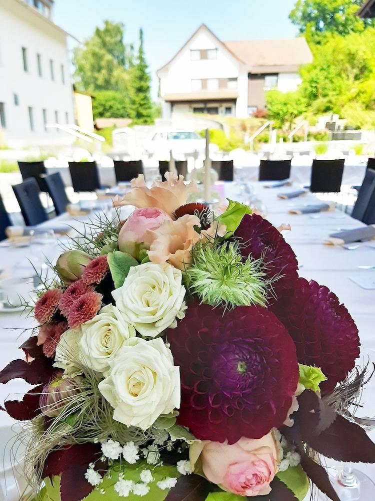 Outdoor wedding area