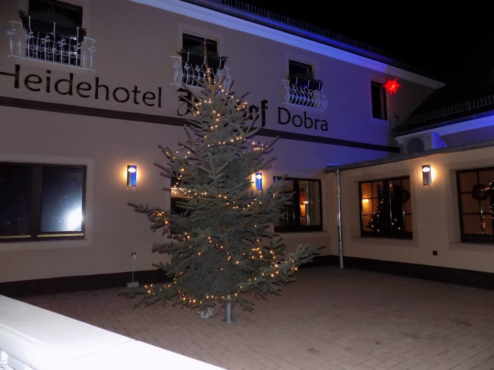 Front of property - evening/night