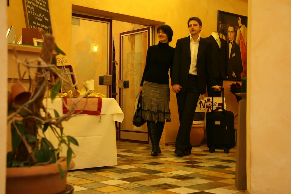 Interior entrance