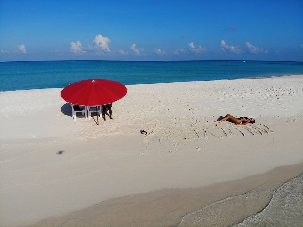 Outdoor wedding area