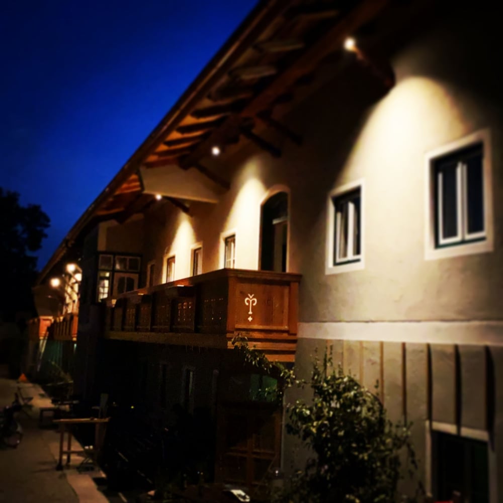Front of property - evening/night