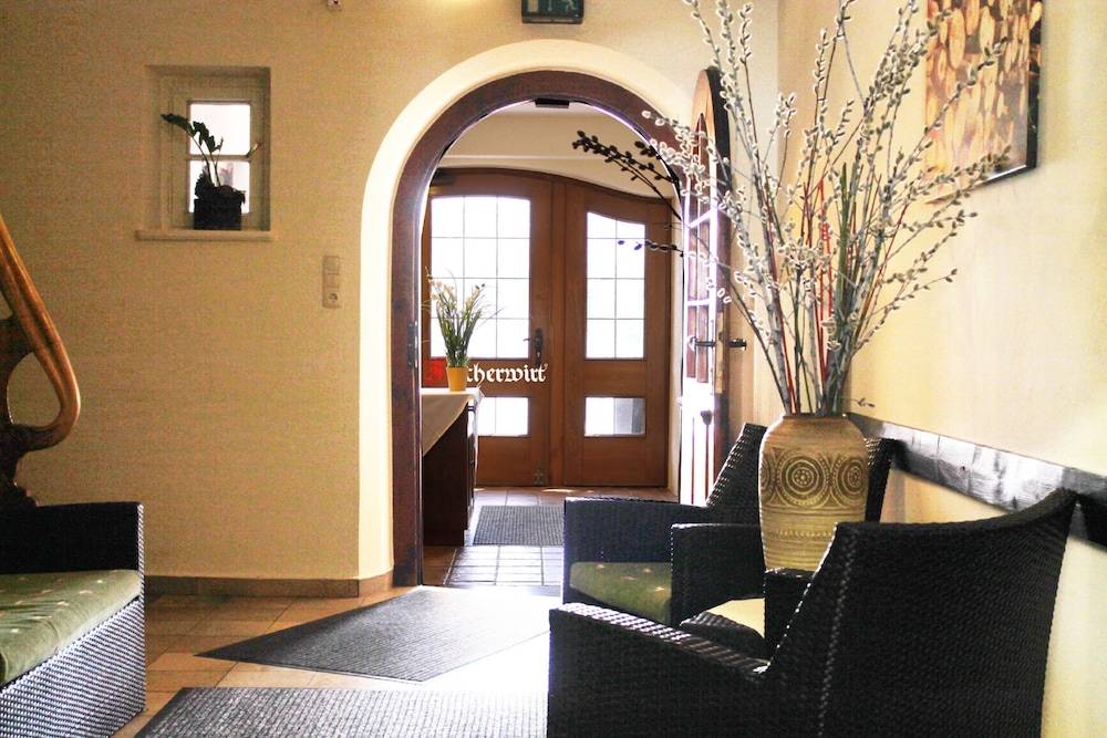 Interior entrance