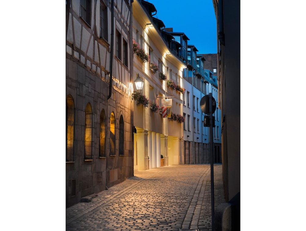Front of property - evening/night