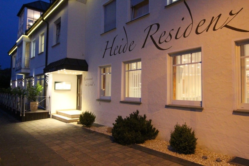 Front of property - evening/night