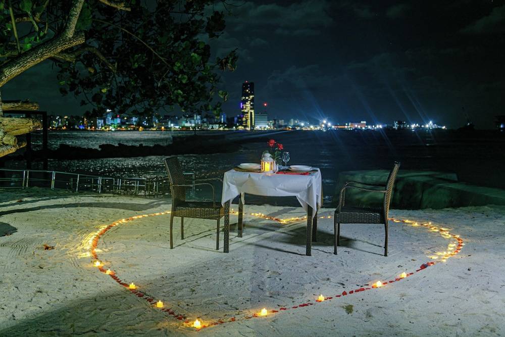 Couples dining