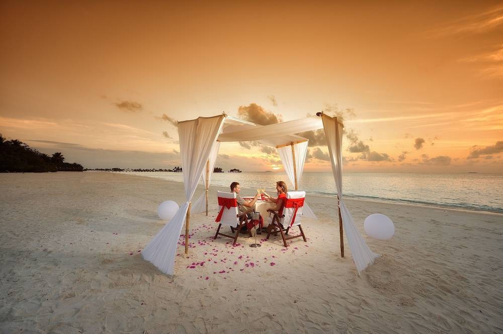 Couples dining