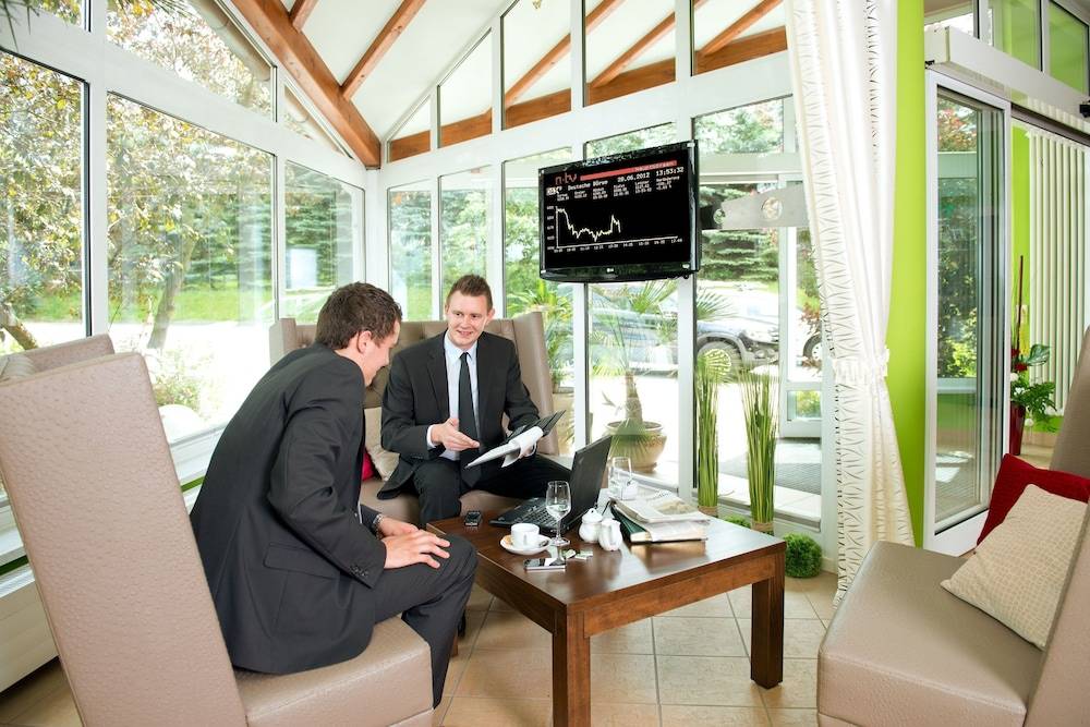 Lobby sitting area