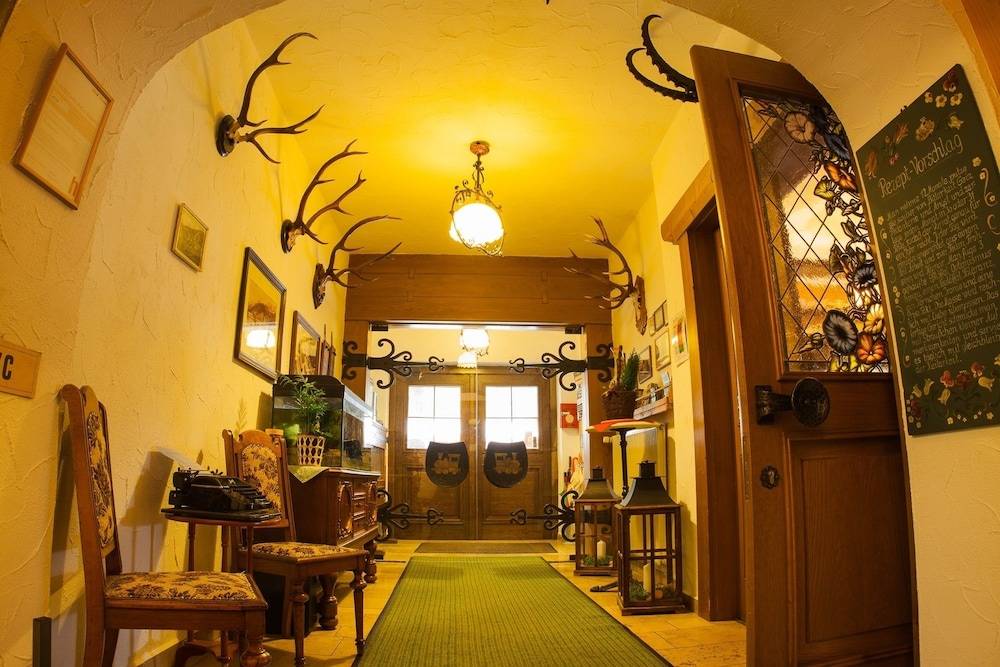 Interior entrance