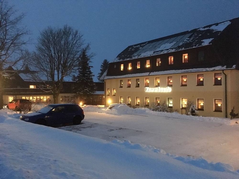 Front of property - evening/night