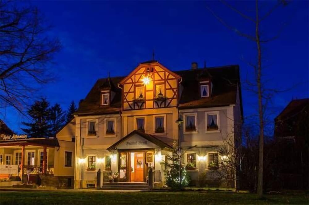Front of property - evening/night