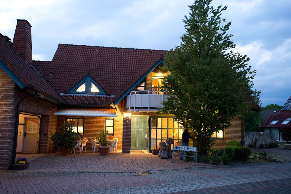 Front of property - evening/night