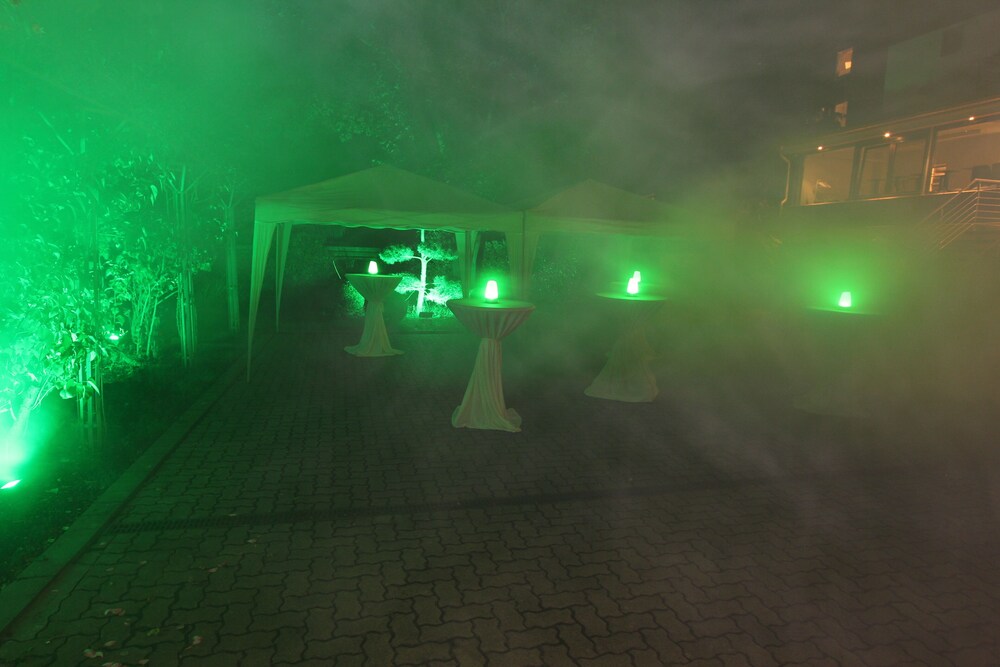 Outdoor wedding area