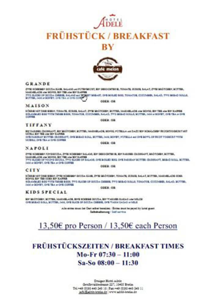 Breakfast meal
