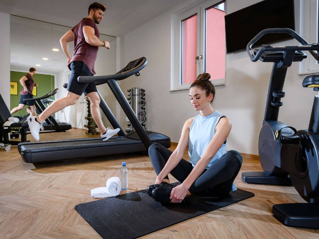 Health club fitness center gym