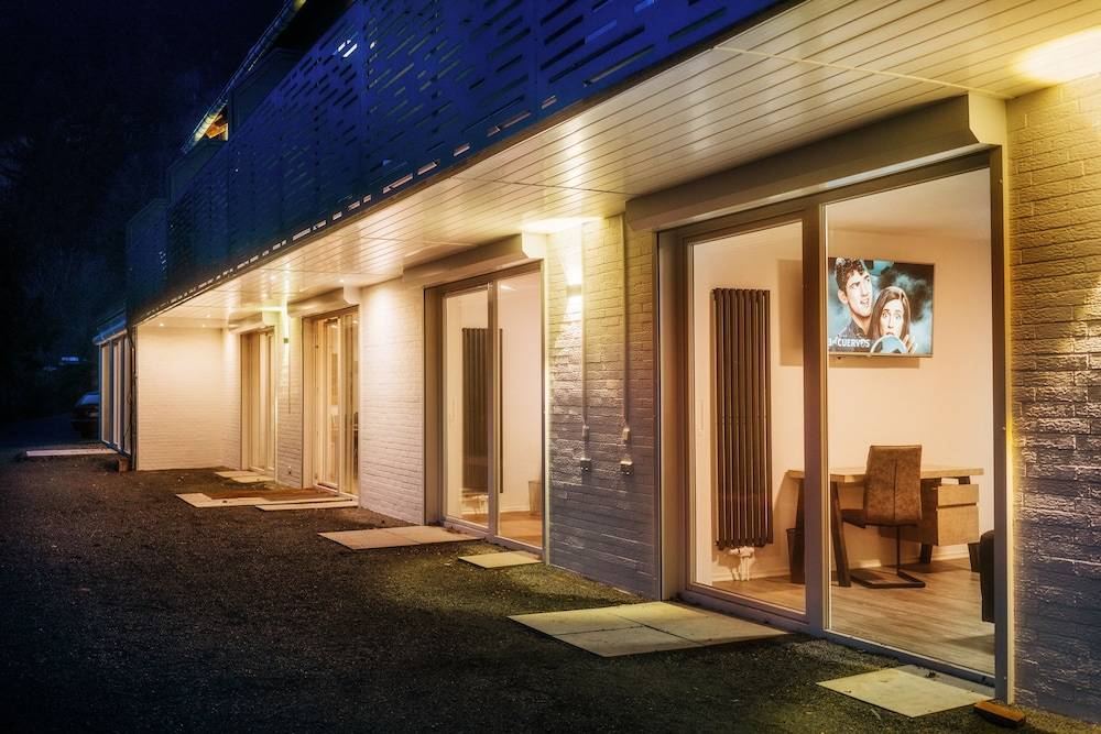 Front of property - evening/night