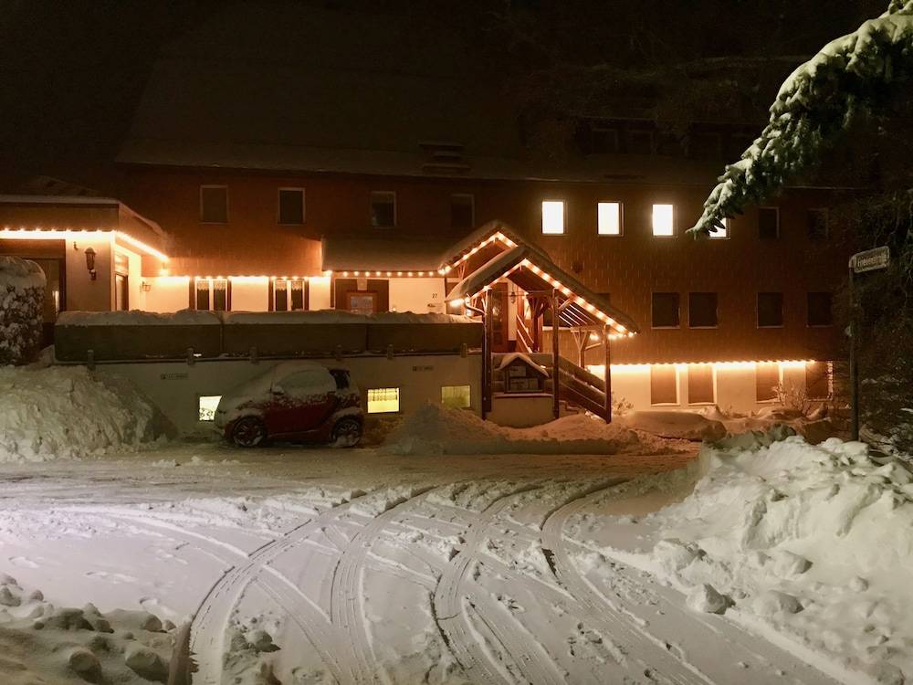 Front of property - evening/night