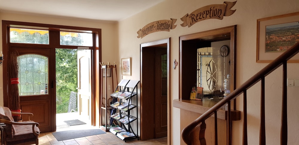 Interior entrance