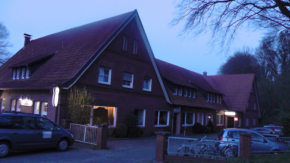 Front of property - evening/night