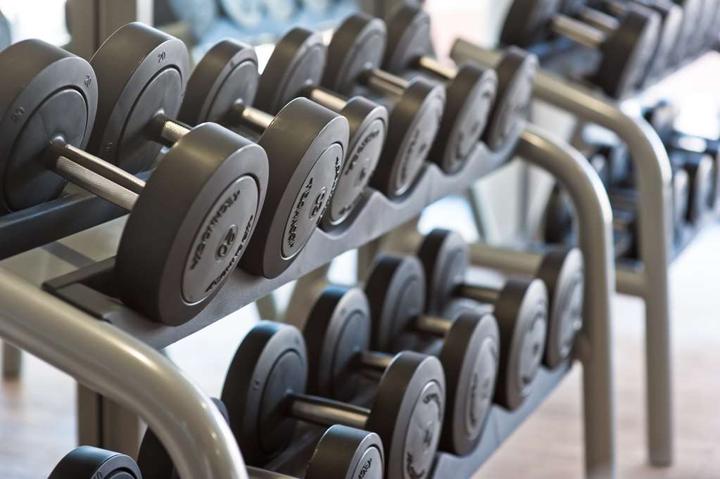 centrovital Hotel Berlin / Spa & Sportclub fitness area dumbbells