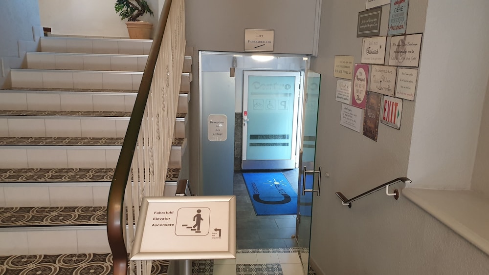 Interior entrance