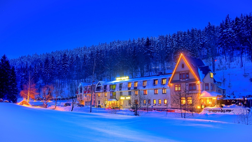 Front of property - evening/night