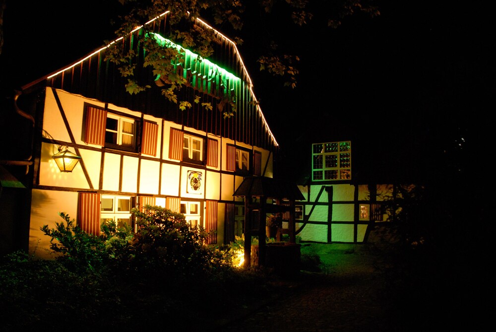 Hotel Front - Evening/Night