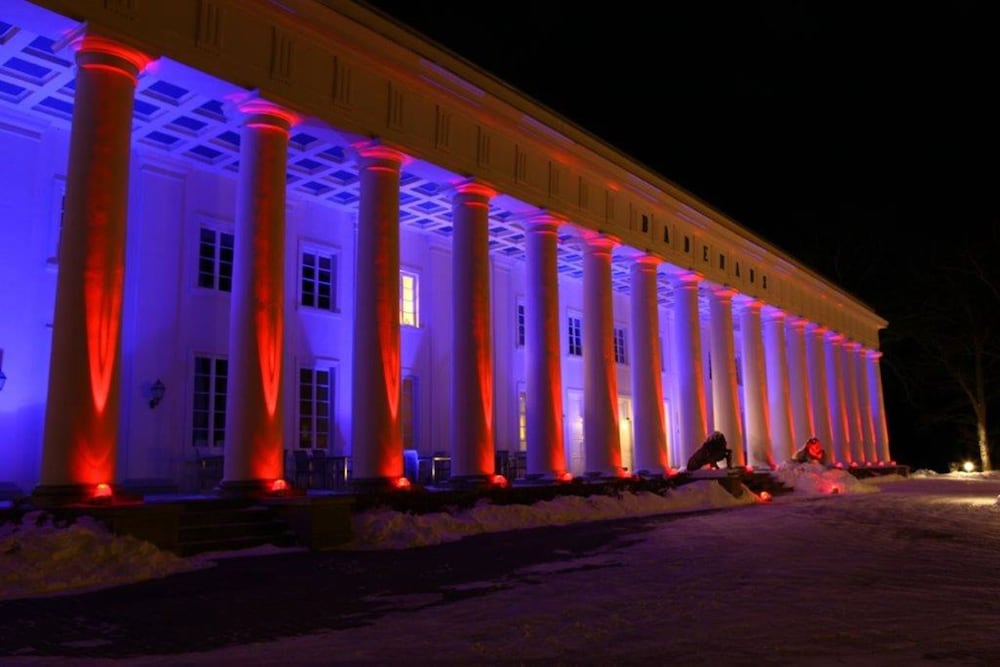 Front of property - evening/night