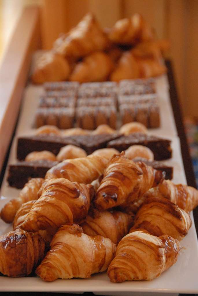 pastries on breakfast buffet
