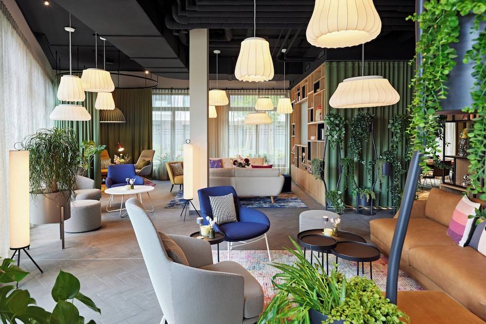 Lobby sitting area