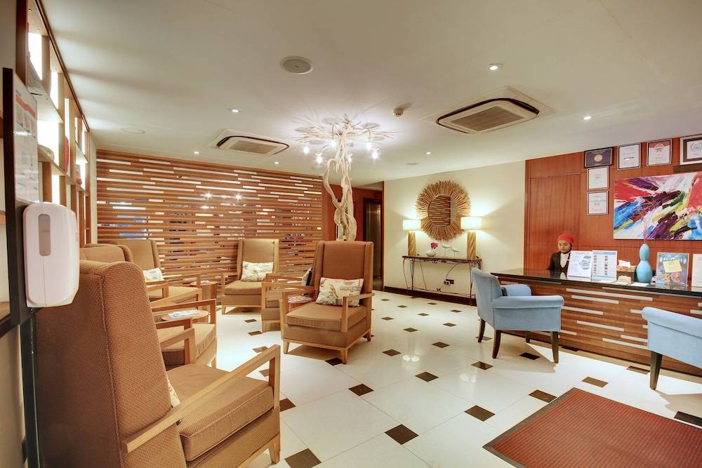Lobby sitting area