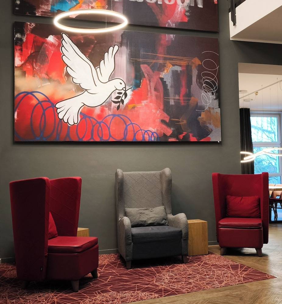 Lobby sitting area