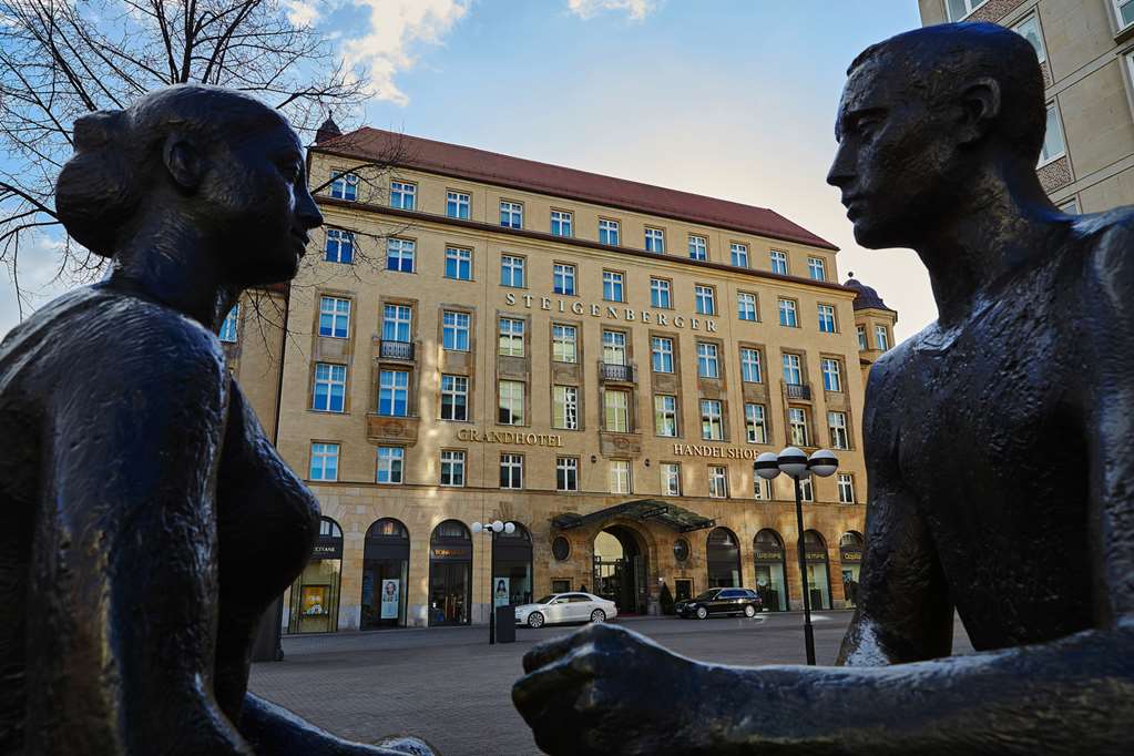 Steigenberger Grandhotel Handelshof, Leipzig, Germany - hotel entrance