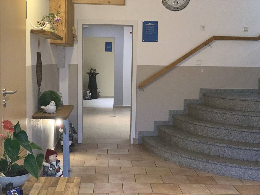 Interior entrance
