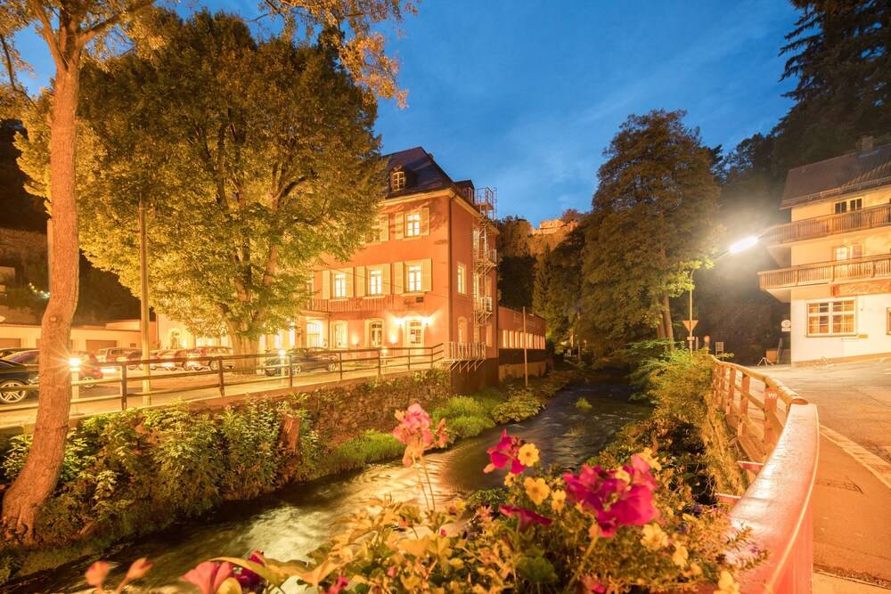 Front of property - evening/night