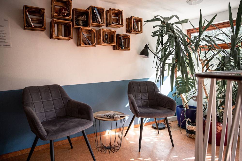 Lobby sitting area