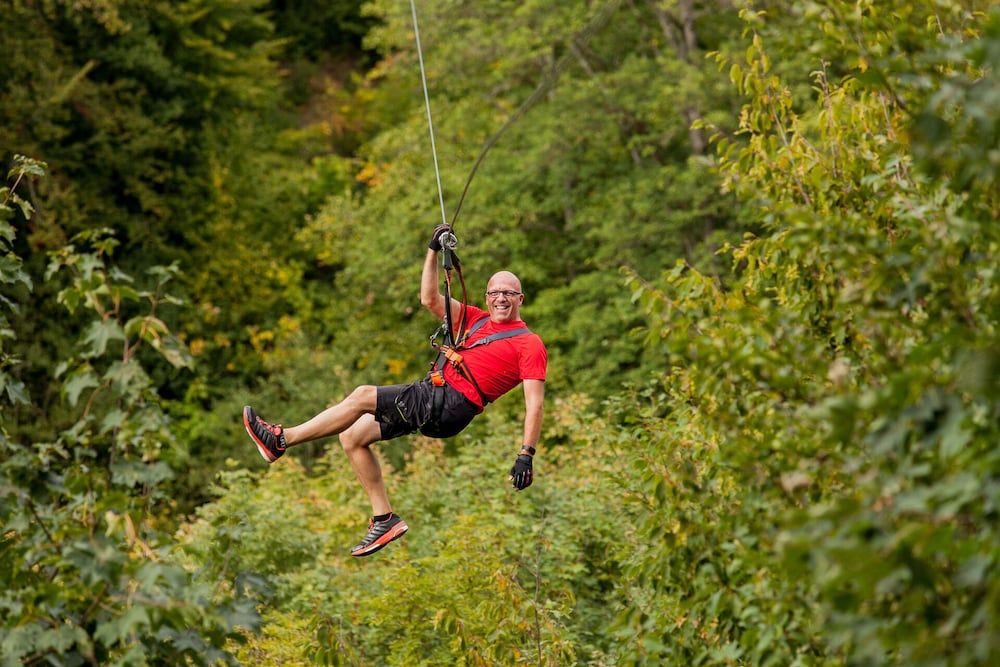 Ziplining