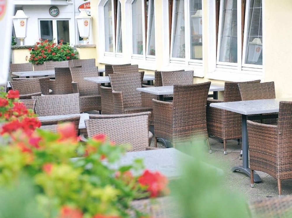 Outdoor banquet area
