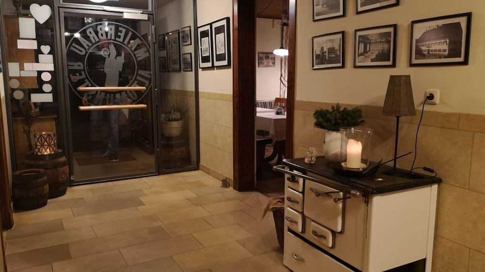 Interior entrance