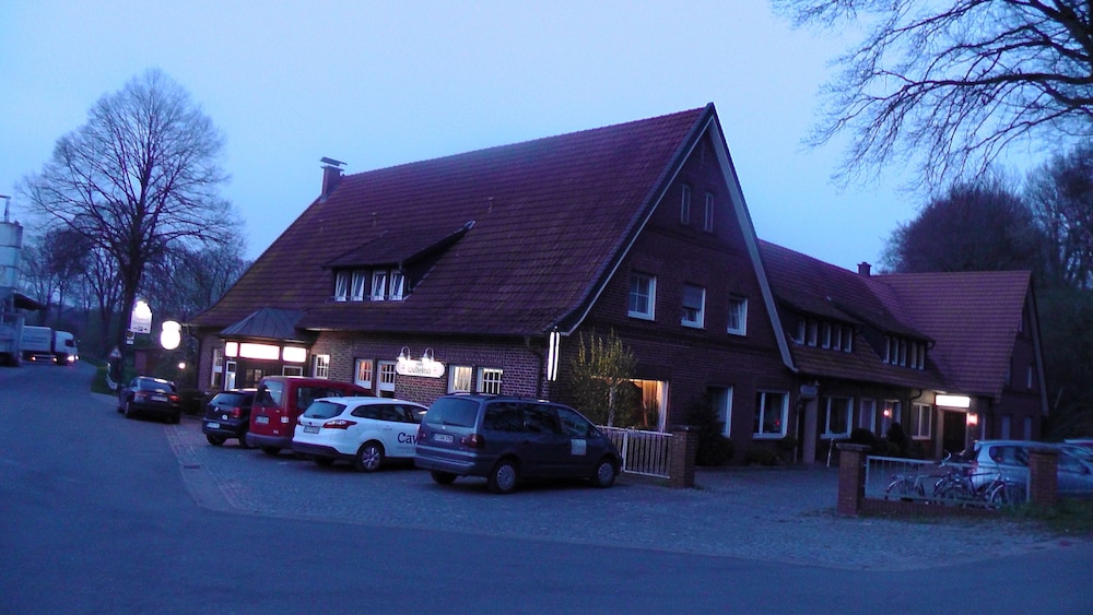 Front of property - evening/night