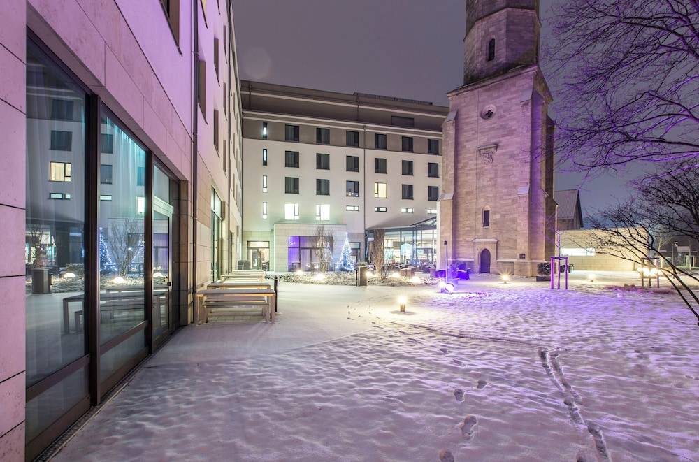 Front of property - evening/night