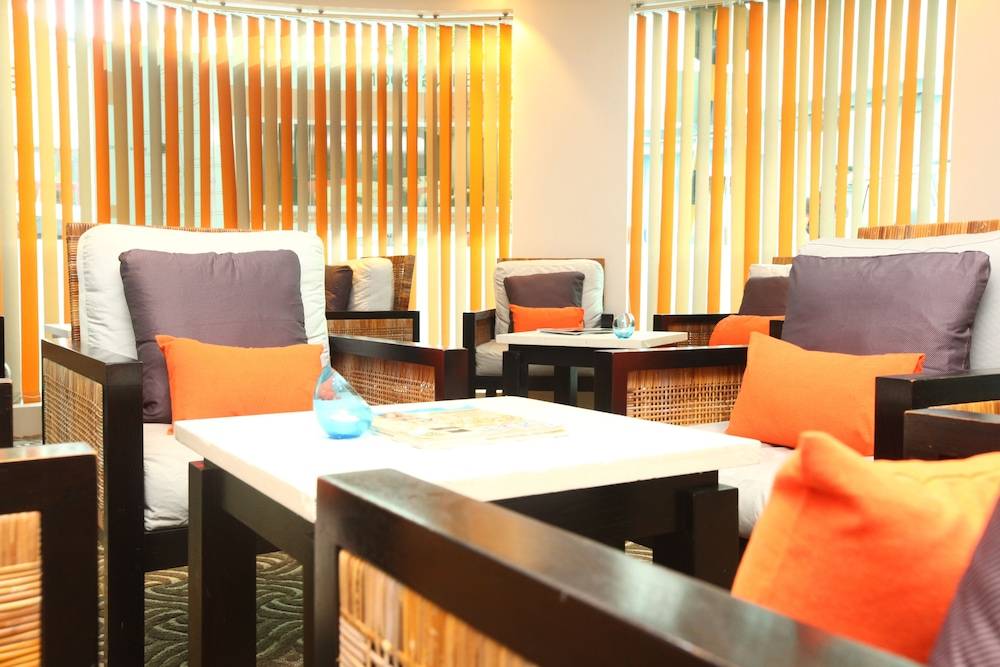 Lobby sitting area
