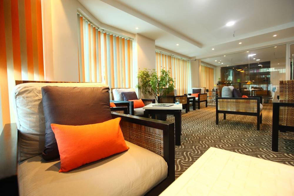Lobby sitting area
