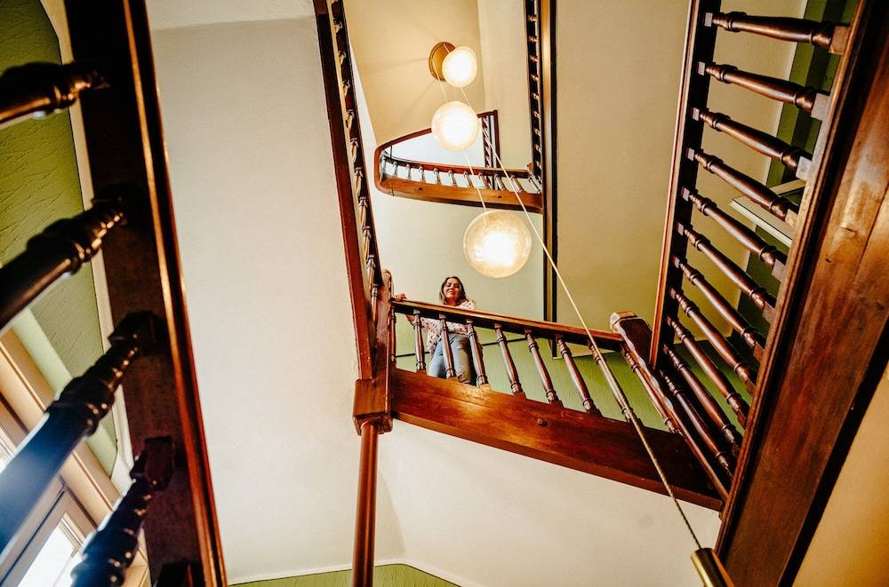 Interior entrance