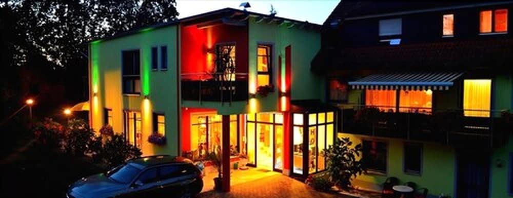 Front of property - evening/night